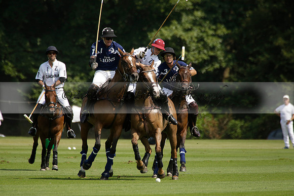 Zacara v Les Lions in a Veuve Clicquot Gold Cup Polo Match 2013.07.06
