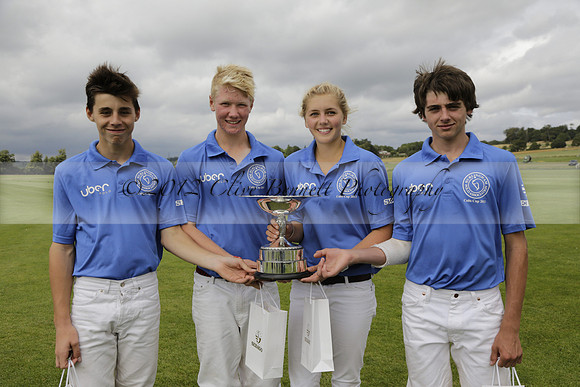 The Colts Cup presentation at Cowdray Park Polo Club on Lawns 2 on Thursday 15 August 2013 2013.08.15