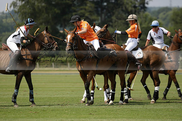 Cowdray Vikings v Enigma in a Bloom British Ladies Open Championship Polo match 2013.07.17