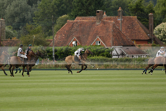 Beau Design v Boscom in an August Rother Cup 4 goal polo match at Cowdray Park Polo Club on Wednesday 07 August 2013