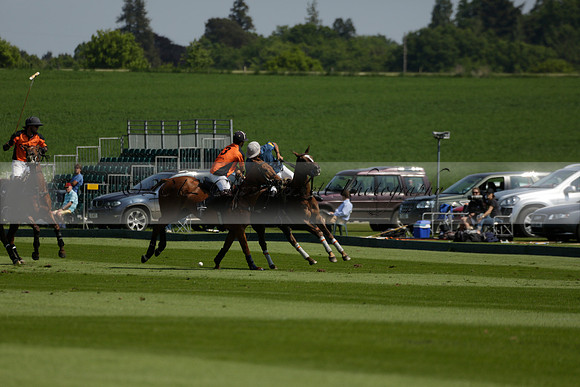 Four Quarters Orange v Montana in a Cicero Cup Polo match 2013.06.06