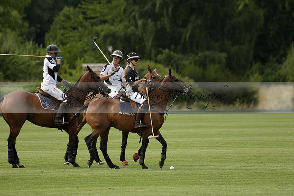 Beau Design v Boscom in an August Rother Cup 4 goal polo match at Cowdray Park Polo Club on Wednesday 07 August 2013