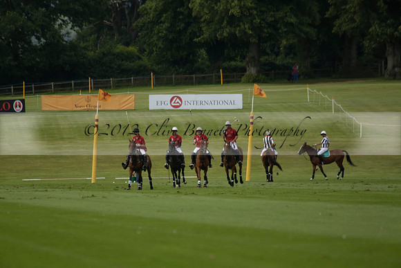 Dubai v La Bamba de Areco in a Veuve Clicquot Gold Cup Polo Match 2013.07.04
