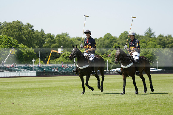 Black Bears v Salkeld in a Cartier Queens Cup polo match 2013.06.05