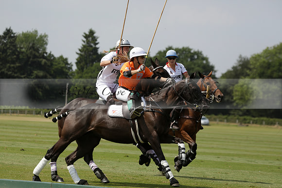 Cowdray Vikings v Enigma in a Bloom British Ladies Open Championship Polo match 2013.07.17