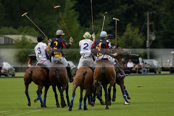 El Remanso v Black Bears in a Veuve Clicquot Gold Cup Polo Match 2013.06.26