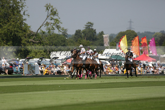 Zacara v Talandracas in a Veuve Clicquot Gold Cup Polo Match 2013.07.18