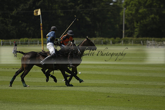 Four Quarters Orange v Montana in a Cicero Cup Polo match 2013.06.06