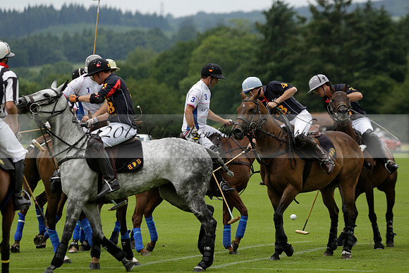 El Remanso v Black Bears in a Veuve Clicquot Gold Cup Polo Match 2013.06.26