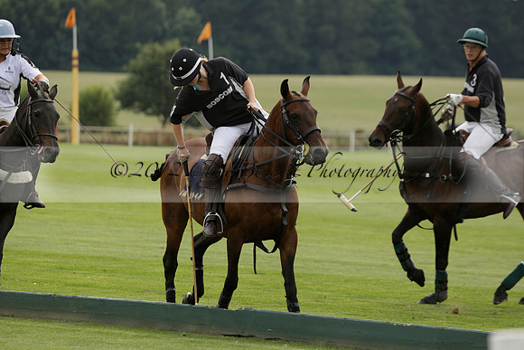 Beau Design v Boscom in an August Rother Cup 4 goal polo match at Cowdray Park Polo Club on Wednesday 07 August 2013