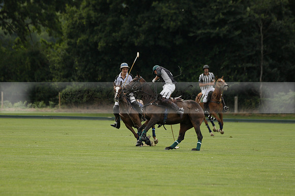 Beau Design v Boscom in an August Rother Cup 4 goal polo match at Cowdray Park Polo Club on Wednesday 07 August 2013