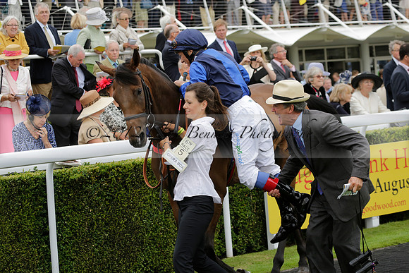 Race 6 Goodwood The British Stallion Studs Turf Club E.B.F. Fillies Stakes. 20130731. Race winner Ribbons owner Elite Racing Club
