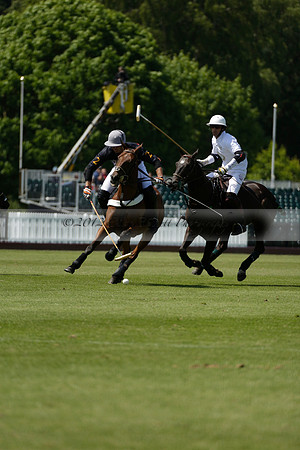 Black Bears v Salkeld in a Cartier Queens Cup polo match 2013.06.05