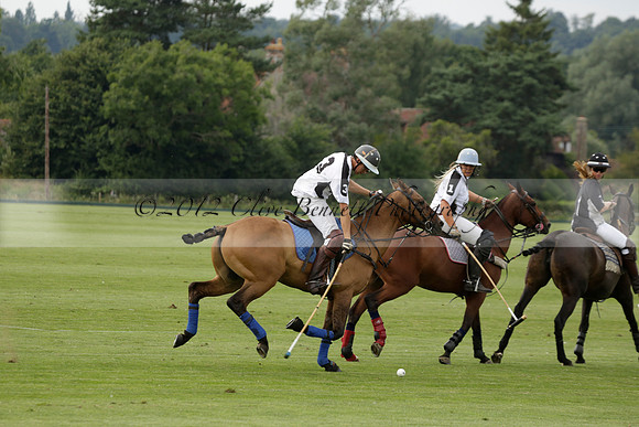Beau Design v Boscom in an August Rother Cup 4 goal polo match at Cowdray Park Polo Club on Wednesday 07 August 2013