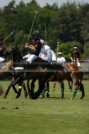 Black Bears v Salkeld in a Cartier Queens Cup polo match 2013.06.05