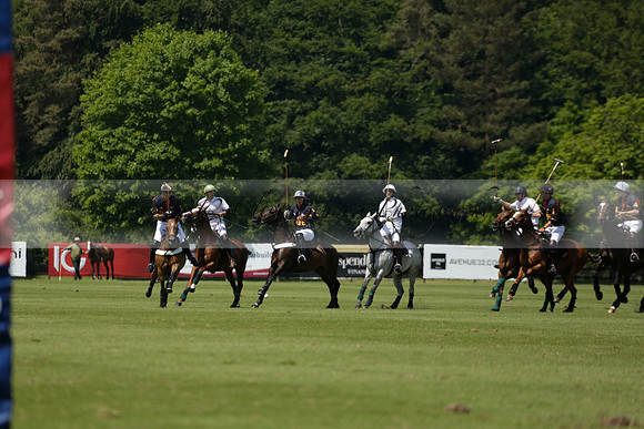 Black Bears v Salkeld in a Cartier Queens Cup polo match 2013.06.05