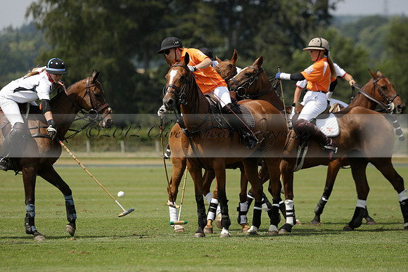Cowdray Vikings v Enigma in a Bloom British Ladies Open Championship Polo match 2013.07.17