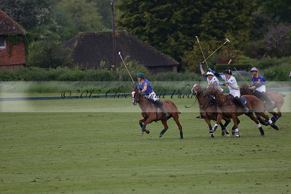 Burningfold v Combe Place in a June 4 Goal Cup polo match 2013.06.11