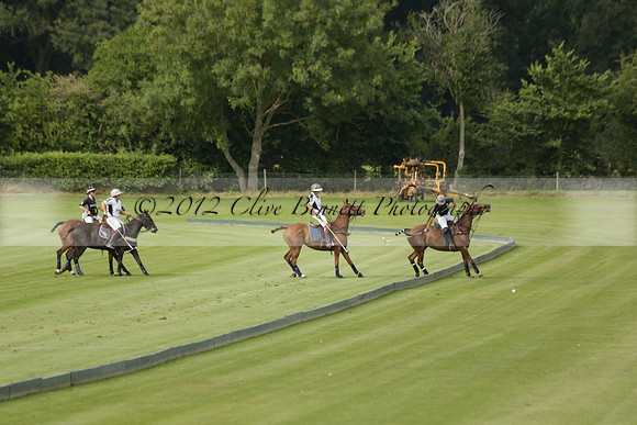 Beau Design v Boscom in an August Rother Cup 4 goal polo match at Cowdray Park Polo Club on Wednesday 07 August 2013