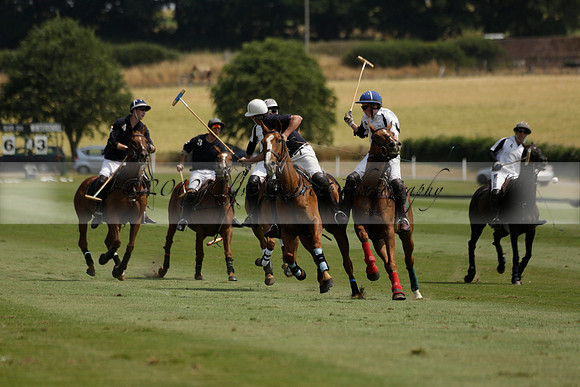 Silver Fox v Wintershall in a July 4 Goal Polo match 2013.07.17