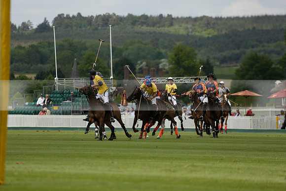 Las Estrellas v Four Quarters Blue in the final of the Jubilee Cup Polo match 2013.06.02