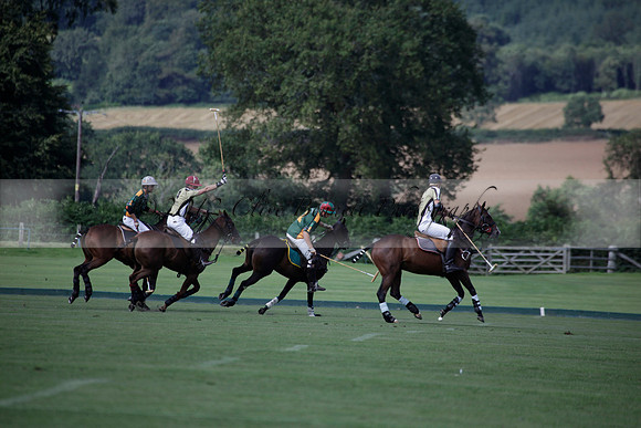 Maiz Dulce v Combe in a Brecknock Cup polo match played on Ambersham 2 at Cowdray Park Polo Club on Friday 17 August 2012