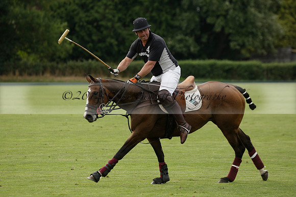 Beau Design v Boscom in an August Rother Cup 4 goal polo match at Cowdray Park Polo Club on Wednesday 07 August 2013