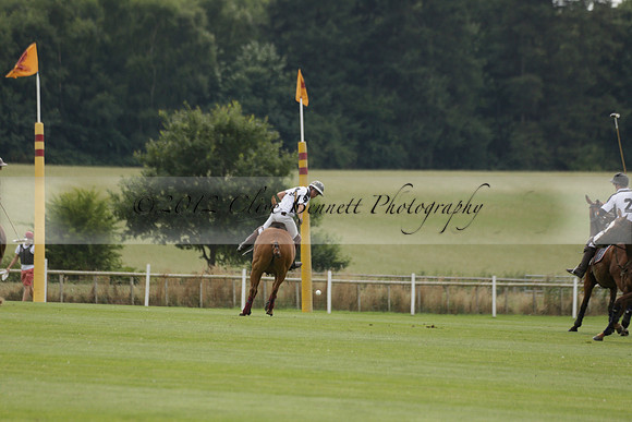 Beau Design v Boscom in an August Rother Cup 4 goal polo match at Cowdray Park Polo Club on Wednesday 07 August 2013