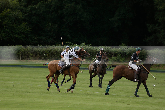 Beau Design v Boscom in an August Rother Cup 4 goal polo match at Cowdray Park Polo Club on Wednesday 07 August 2013