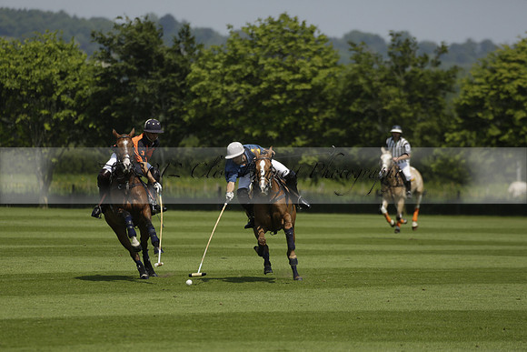 Four Quarters Orange v Montana in a Cicero Cup Polo match 2013.06.06