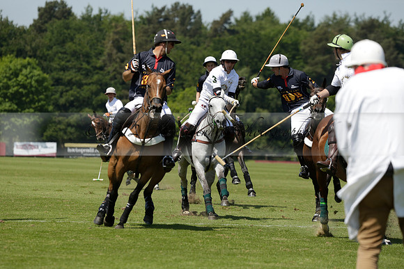 Black Bears v Salkeld in a Cartier Queens Cup polo match 2013.06.05
