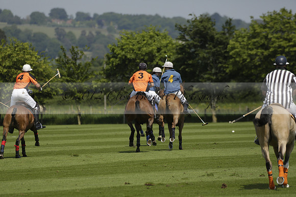 Four Quarters Orange v Montana in a Cicero Cup Polo match 2013.06.06