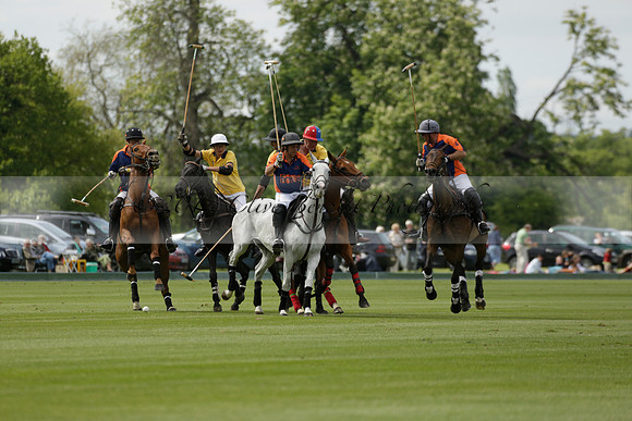 Las Estrellas v Four Quarters Blue in the final of the Jubilee Cup Polo match 2013.06.02