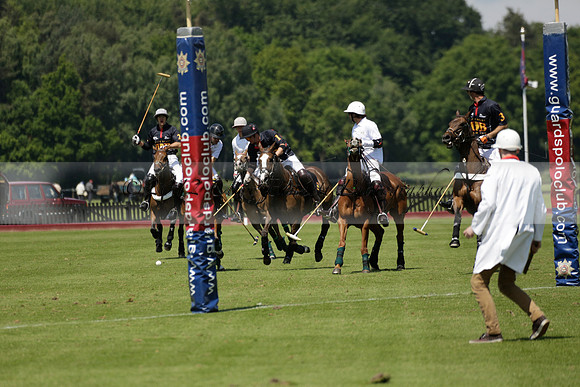 Black Bears v Salkeld in a Cartier Queens Cup polo match 2013.06.05