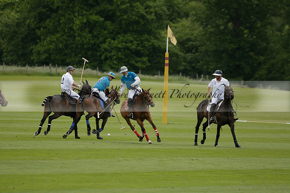 Pluma Negra v Turquoise in the Jubilee Cup Subsidiary Final Polo match 2013.06.02