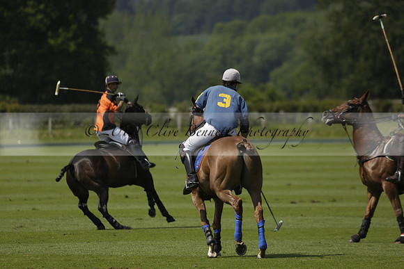 Four Quarters Orange v Montana in a Cicero Cup Polo match 2013.06.06
