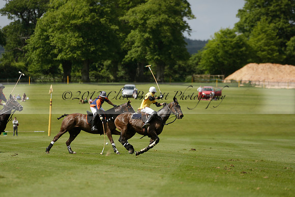 Las Estrellas v Four Quarters Blue in the final of the Jubilee Cup Polo match 2013.06.02