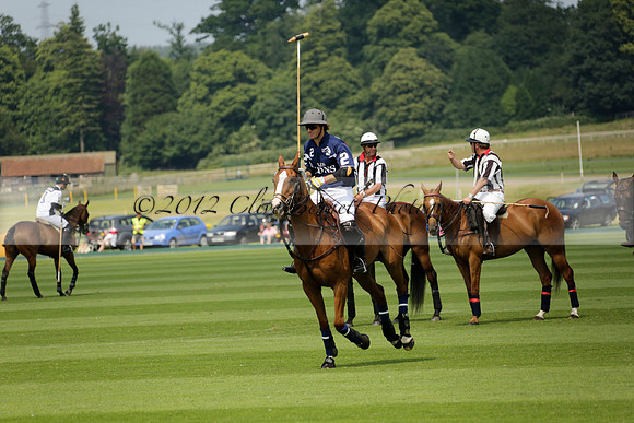 Zacara v Les Lions in a Veuve Clicquot Gold Cup Polo Match 2013.07.06