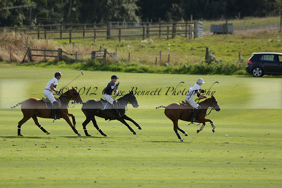 Pandas (white) v Home Farm (navy) in a Park House West Sussex Cup Polo match on Brooksfield at Cowdray Park Polo Club on Friday 30 August 2013. 2013.08.30 www.polopictures.co.uk