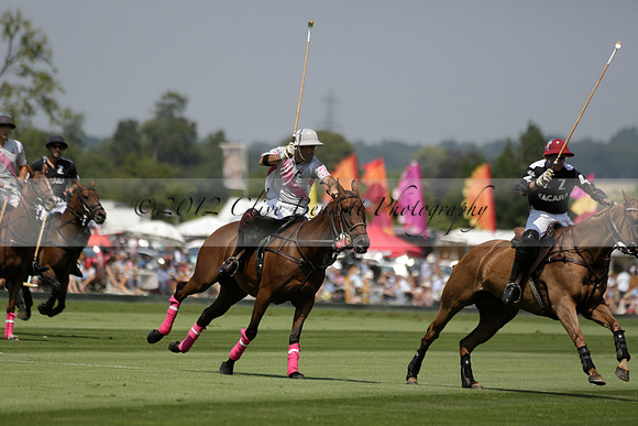 Zacara v Talandracas in a Veuve Clicquot Gold Cup Polo Match 2013.07.18