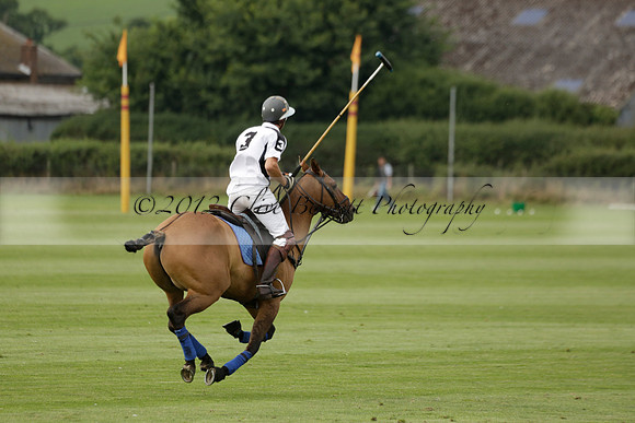 Beau Design v Boscom in an August Rother Cup 4 goal polo match at Cowdray Park Polo Club on Wednesday 07 August 2013