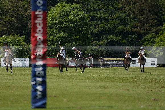 Black Bears v Salkeld in a Cartier Queens Cup polo match 2013.06.05