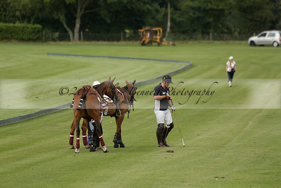 Beau Design v Boscom in an August Rother Cup 4 goal polo match at Cowdray Park Polo Club on Wednesday 07 August 2013