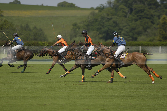 Four Quarters Orange v Montana in a Cicero Cup Polo match 2013.06.06
