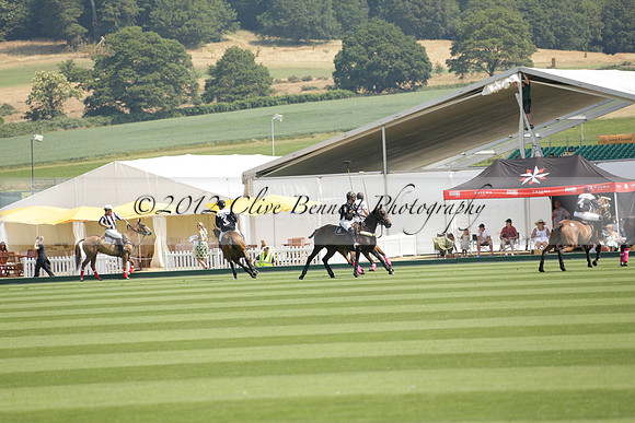 Zacara v Talandracas in a Veuve Clicquot Gold Cup Polo Match 2013.07.18