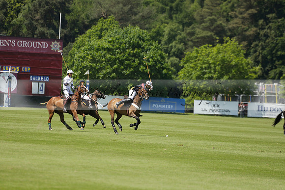 Black Bears v Salkeld in a Cartier Queens Cup polo match 2013.06.05