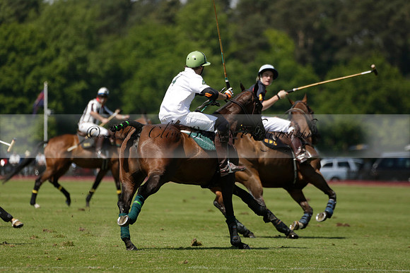 Black Bears v Salkeld in a Cartier Queens Cup polo match 2013.06.05