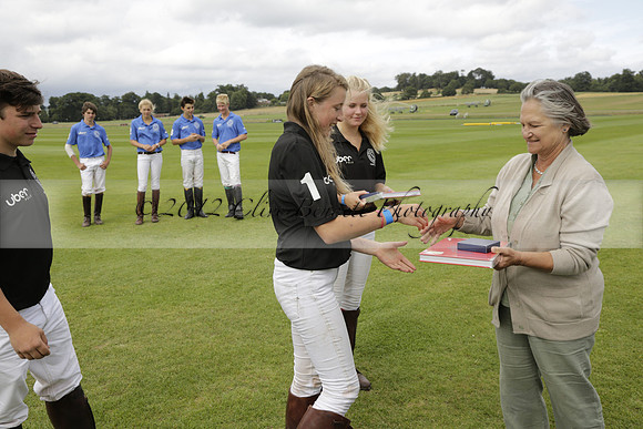 The Colts Cup presentation at Cowdray Park Polo Club on Lawns 2 on Thursday 15 August 2013 2013.08.15