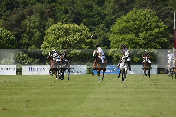 Black Bears v Salkeld in a Cartier Queens Cup polo match 2013.06.05