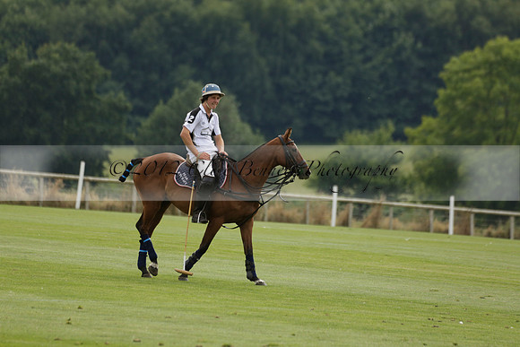 Beau Design v Boscom in an August Rother Cup 4 goal polo match at Cowdray Park Polo Club on Wednesday 07 August 2013